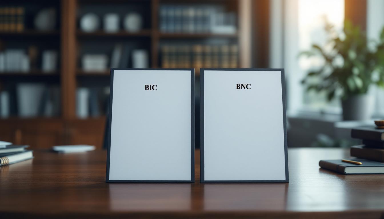 Différences entre BIC et BNC : comparatif pour indépendants
